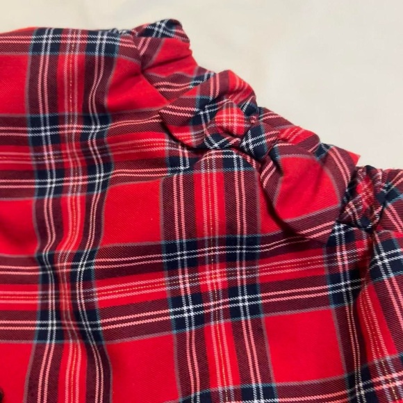 Red Plaid mini skirt 💋 - Picture 6 of 7